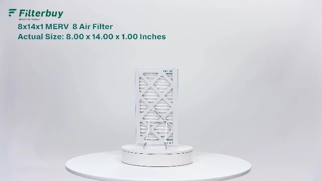 Filterbuy 8x14x1 Air Filter MERV 8 Dust Defense (6-Pack), Pleated HVAC AC Furnace Air Filters Replacement (Actual Size: 8.00 X 14.00 X 1.00 Inches) 5 Filterbuy 8x14x1 Air Filter MERV 8 Dust Defense (6-Pack), Pleated HVAC AC Furnace Air Filters Replacement (Actual Size: 8.00 X 14.00 X 1.00 Inches) - Image 5