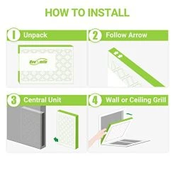 Housmile 16x25x1 Air Filter, 6 Pack, MERV 11, MPR 1000, ABS White Plastic Frame, Durable And Easy To Replace (exact Dimensions: 15.6x24.6x 0.9 Inch) -Air Filter Store 419kfZYCVaL