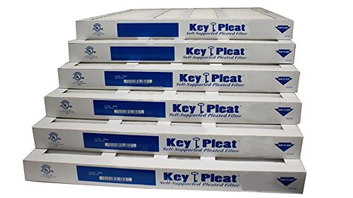 Sterling Seal KP-5251023609x6 Purolator Key Pleat Extended Surface Pleated Air Filter, Mechanical MERV 8, 18" W X 20" H X 1" D (Pack Of 6) 1 Sterling Seal KP-5251023609x6 Purolator Key Pleat Extended Surface Pleated Air Filter, Mechanical MERV 8, 18" W X 20" H X 1" D (Pack Of 6)