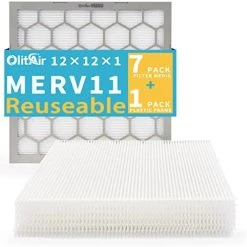 OlitAir 16x25x1 MERV 8 Air Filter,AC Furnace Air Filter,Reusable ABS Plastic Frame, 7 Pack Replaceable Filter Media (Actual Size: 15 3/4" X 24 3/4" X 3/4") 29 OlitAir 16x25x1 MERV 8 Air Filter,AC Furnace Air Filter,Reusable ABS Plastic Frame, 7 Pack Replaceable Filter Media (Actual Size: 15 3/4" X 24 3/4" X 3/4") -Air Filter Store 41gYppMoKuL. AC