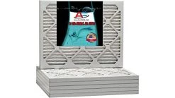 20X20X1 MERV 13 Pleated AC Furnace Air Filter. Pack Of 4 Filters. Made In The USA.