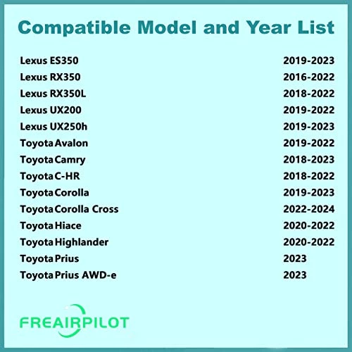 Freairpilot Cabin Air Filter CP157 (CF12157), Automotive Replacement Passenger Compartment Air Filters 5180 987、5256 078、DG9H-18D483-BA, Fits For Lexus ES350、RX350、RX350L、UX200、UX250h. 6 Freairpilot Cabin Air Filter CP157 (CF12157), Automotive Replacement Passenger Compartment Air Filters 5180 987、5256 078、DG9H-18D483-BA, Fits For Lexus ES350、RX350、RX350L、UX200、UX250h. - Image 6