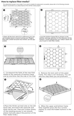 OlitAir 16x25x1 MERV 8 Air Filter,AC Furnace Air Filter,Reusable ABS Plastic Frame, 7 Pack Replaceable Filter Media (Actual Size: 15 3/4" X 24 3/4" X 3/4") 18 OlitAir 16x25x1 MERV 8 Air Filter,AC Furnace Air Filter,Reusable ABS Plastic Frame, 7 Pack Replaceable Filter Media (Actual Size: 15 3/4" X 24 3/4" X 3/4") -Air Filter Store 41q1oxzlxiL