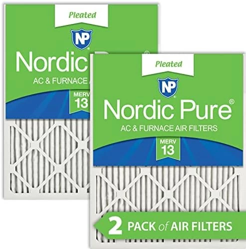 Nordic Pure 16x30x1 MERV 13 Pleated AC Furnace Air Filters 2 Pack 8 Nordic Pure 16x30x1 MERV 13 Pleated AC Furnace Air Filters 2 Pack - Image 8