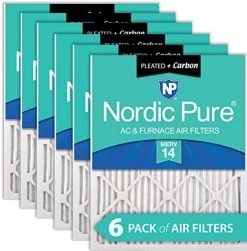 Nordic Pure 16x30x1 MERV 13 Pleated AC Furnace Air Filters 2 Pack 23 Nordic Pure 16x30x1 MERV 13 Pleated AC Furnace Air Filters 2 Pack -Air Filter Store 51A2fJhUJL. AC