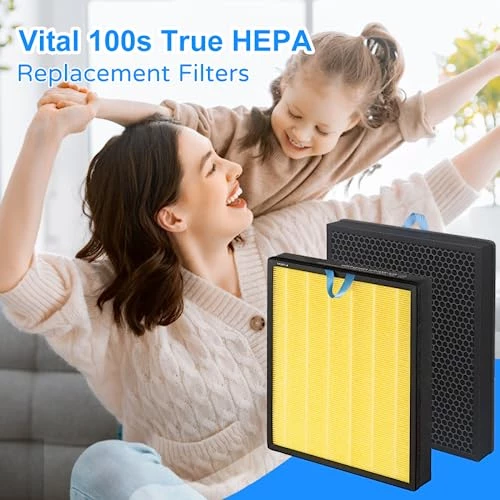 Vital 100s Repalacement Filter (Yellow)100% Compatible With LEVOIT Vital 100S Air Purifie.r,1 H13 True HEPA Pack With 4 Pre-Filter 5 Vital 100s Repalacement Filter (Yellow)100% Compatible With LEVOIT Vital 100S Air Purifie.r,1 H13 True HEPA Pack With 4 Pre-Filter - Image 5