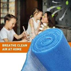 12" X 89" Air Vent Filters Kit - Cut To Size Floor Vent Filters For Home. MERV 8 Electrostatic Air Filter Roll & Adhesive Hook Tape(30+ Filters) 6 12" X 89" Air Vent Filters Kit - Cut To Size Floor Vent Filters For Home. MERV 8 Electrostatic Air Filter Roll & Adhesive Hook Tape(30+ Filters) -Air Filter Store 51J1Be8oAUL