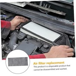 DOITOOL 2pcs Conditioner Airfilter Activated Charcoal Engine Vent Filters Cabin Filters Car Engine Car Automatic Abs -Air Filter Store 51NDXOQL7nL