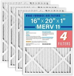 LotFancy 20x25x1 Air Filters, MERV 13 AC Furnace Filters, 6 Pack Pleated Air Conditioner HVAC Filters (Actual Size: 19.75 X 24.75 X 0.75 Inches) 28 LotFancy 20x25x1 Air Filters, MERV 13 AC Furnace Filters, 6 Pack Pleated Air Conditioner HVAC Filters (Actual Size: 19.75 X 24.75 X 0.75 Inches) -Air Filter Store 51NZ67KsY0L. AC