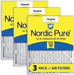 Nordic Pure 12x24x2 MERV 8 Pleated AC Furnace Air Filters 3 Pack -Air Filter Store 51XxPTis5kL. AC 1