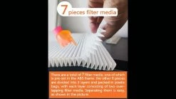 OlitAir 16x25x1 MERV 8 Air Filter,AC Furnace Air Filter,Reusable ABS Plastic Frame, 7 Pack Replaceable Filter Media (Actual Size: 15 3/4" X 24 3/4" X 3/4") 19 OlitAir 16x25x1 MERV 8 Air Filter,AC Furnace Air Filter,Reusable ABS Plastic Frame, 7 Pack Replaceable Filter Media (Actual Size: 15 3/4" X 24 3/4" X 3/4") -Air Filter Store 51h2rI65QSL