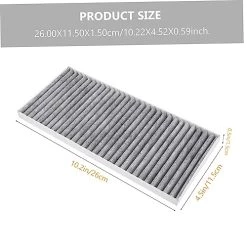 DOITOOL 2pcs Conditioner Airfilter Activated Charcoal Engine Vent Filters Cabin Filters Car Engine Car Automatic Abs -Air Filter Store 51h66mqt8VL