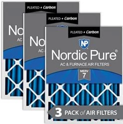 Nordic Pure 12x24x2 MERV 8 Pleated AC Furnace Air Filters 3 Pack -Air Filter Store 51hpiiNHtBL. AC 1
