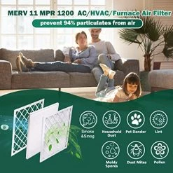 UBeesize Reusable Air Filter 20x20x1 (9-Pack), MERV 11 MPR 1200 AC/HVAC Furnace Filters,Deep Pleated Air Clean (Actual Size 19.5" X 19.5" X 0.8"),1x Reusable ABS Frame+9 X Inner Filter,Breathe Fresher 16 UBeesize Reusable Air Filter 20x20x1 (9-Pack), MERV 11 MPR 1200 AC/HVAC Furnace Filters,Deep Pleated Air Clean (Actual Size 19.5" X 19.5" X 0.8"),1x Reusable ABS Frame+9 X Inner Filter,Breathe Fresher -Air Filter Store 51jD3fuOTUL