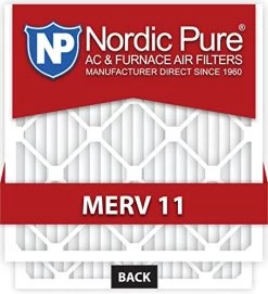 Nordic Pure 12x12x1M11-12 Air Condition Furnace Filter, Box Of 12